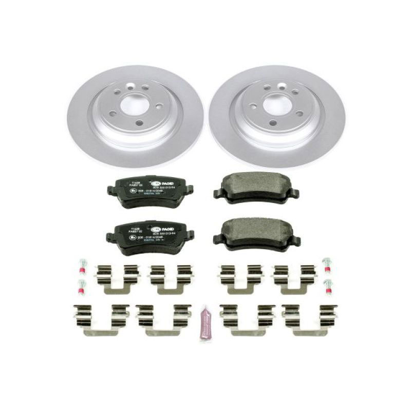 PowerStop esk4704 | Power Stop 11-18 Volvo S60 Rear Euro-Stop Brake Kit; 2011-2018