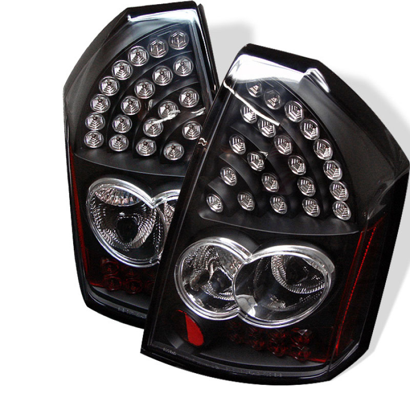 SPYDER 5000934 | Spyder Chrysler 300C LED Tail Lights - Black - (ALT-YD-C305-LED-BK); 2005-2007