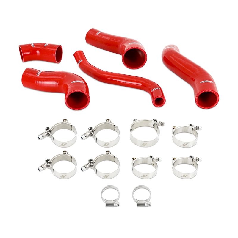 Mishimoto mmhosevlstr13trd | 13-17 Hyundai Veloster Turbo Silicone Intercooler Hose Kit - Red; 2013-2017