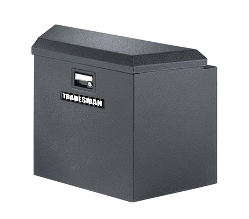 Tradesman 76220 | Steel Trailer Tongue Storage Box (16in.) - Black