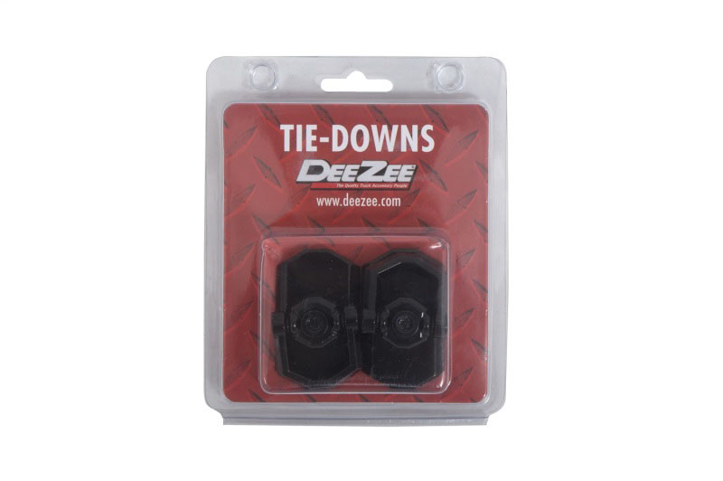 Dee Zee dz99700tb | Deezee Universal Cargo Management Hex Channel Tie Downs (Black)