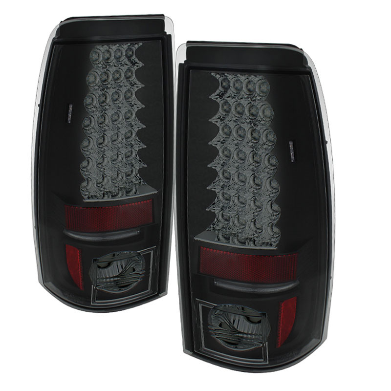 SPYDER 5078063 | Spyder Chevy Silverado 1500/2500 LED Tail Lights - Black Smoke - (ALT-YD-CS99-LED-BSM); 1999-2002