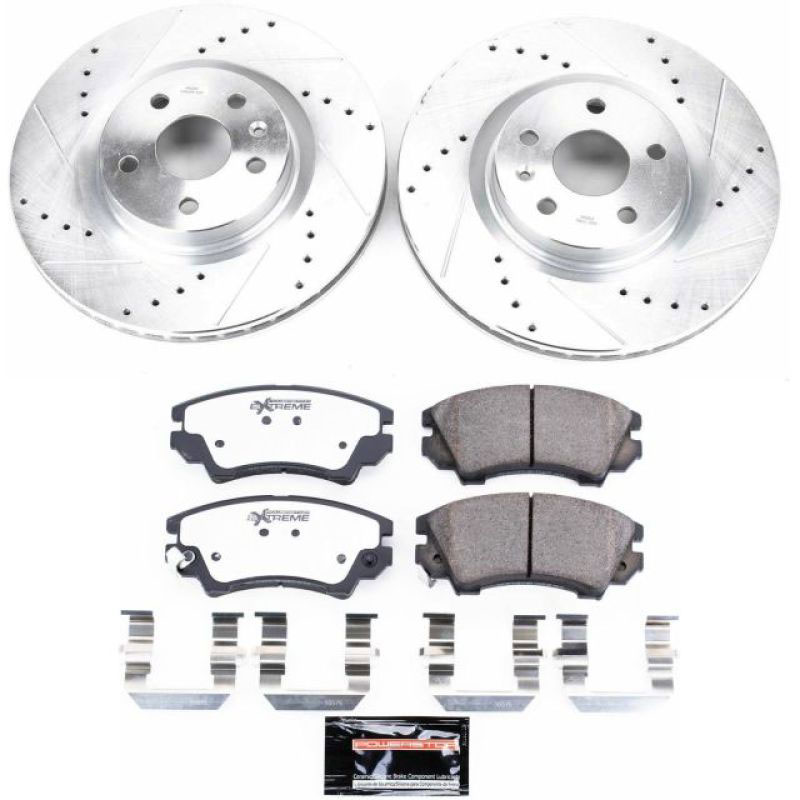 PowerStop k5948-26 | Power Stop 11-17 Chevrolet Caprice Front Z26 Street Warrior Brake Kit; 2011-2017