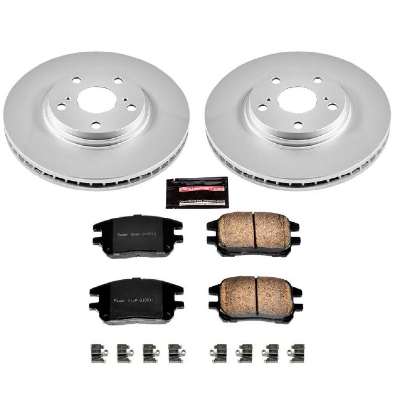 PowerStop crk1146 | Power Stop 02-03 Lexus RX300 Front Z17 Evolution Geomet Coated Brake Kit; 2002-2003