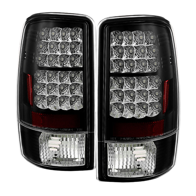 SPYDER 5001528 | Spyder CHEVROLET SUBURBAN / TAHOE & GMC YUKON / DENALI Led Tail Lights - Black - (ALT-YD-CD00-LED-BK); 2000-2006