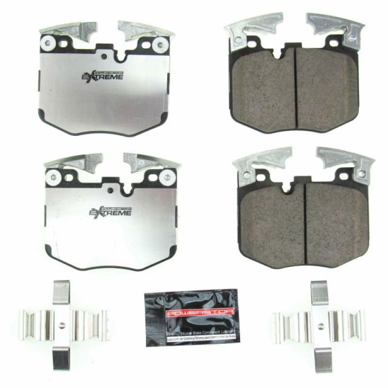 PowerStop z26-1867 | Power Stop 2019 BMW 330i Front Z26 Extreme Street Brake Pads w/Hardware; 2019-2022