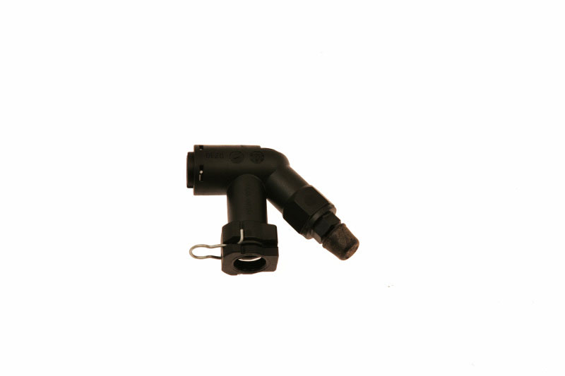 McLeod Racing 139250 | McLeod Fitting Elbow Connector W/Bleed Screw For Wire Clip Male Plug In Fittings