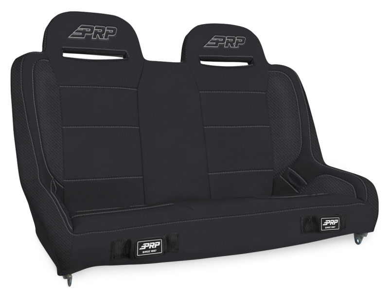 PRP Seats a9240-47-201 | PRP Jeep Wrangler JKU/JLU Elite Series Rear Bench- Black Vinyl; 2006-2018