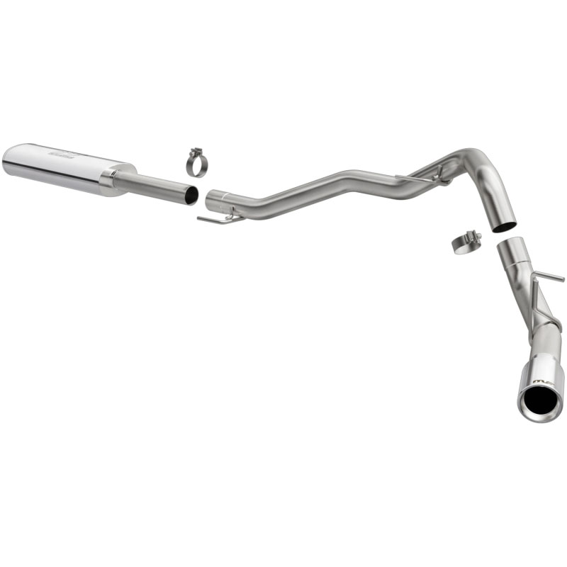 Magnaflow 19483 | MagnaFlow 2020 Jeep Gladiator 3in Street Series Side Rear Exit Cat-Back Exhaust w/Polished Tips; 2020-2024