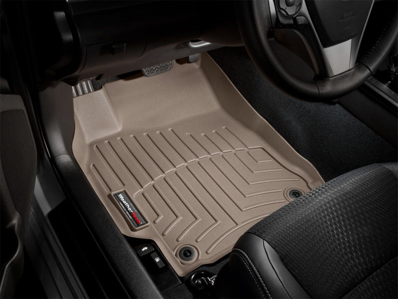 WeatherTech 4577012 | Front and Rear Tan Floorliners - 2016+ Kia Sorento; 2016-2023