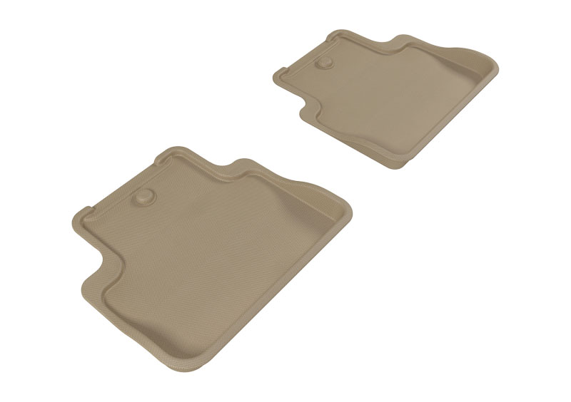 3D Maxpider l1ac00321502 | 3D MAXpider 2009-2014 Acura TL FWD Kagu 2nd Row Floormats - Tan; 2009-2014