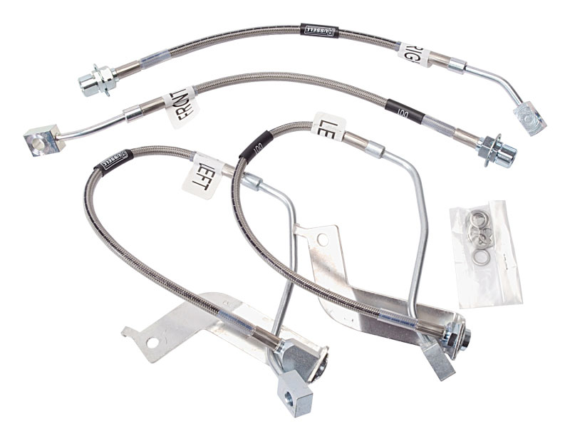 Russell 693290 | Performance 99-04 Ford Mustang w/o Traction Control Brake Line Kit; 1999-2004