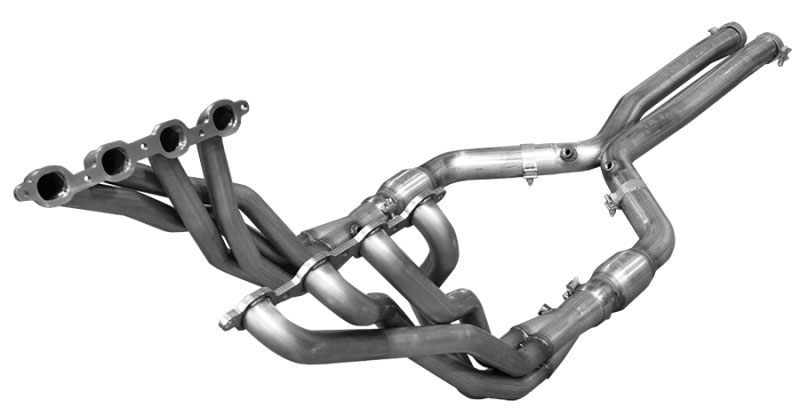 American Racing Headers CAV8-16200300ISWC | Camaro 2in x 3in INTERMEDIATE With Cats; 2016-2024