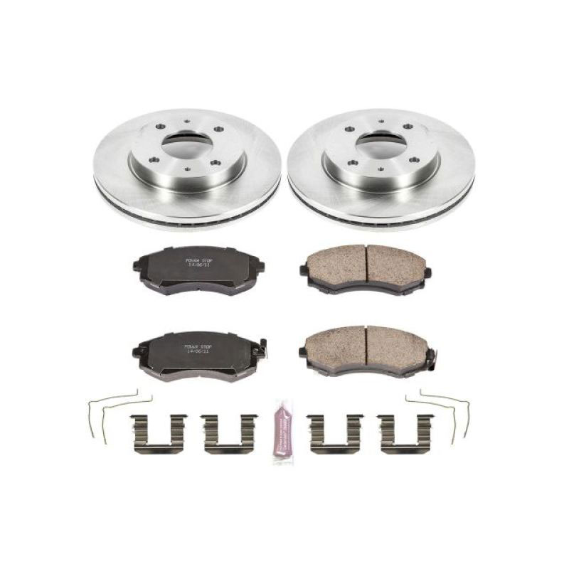 PowerStop koe5372 | Power Stop 02-03 Hyundai Sonata Front Autospecialty Brake Kit; 2002-2003