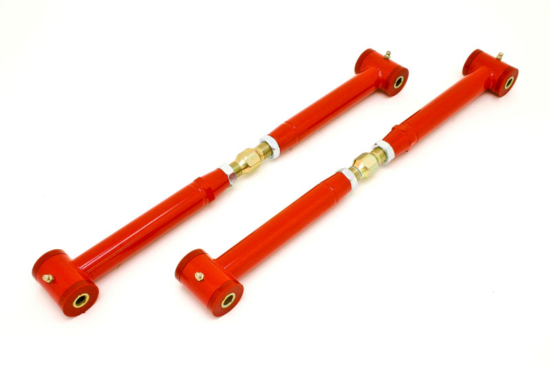 BMR Suspension MTCA002R | BMR Chrome moly tubular control arms, poly-rubber combo bushings Red; 1982-2002