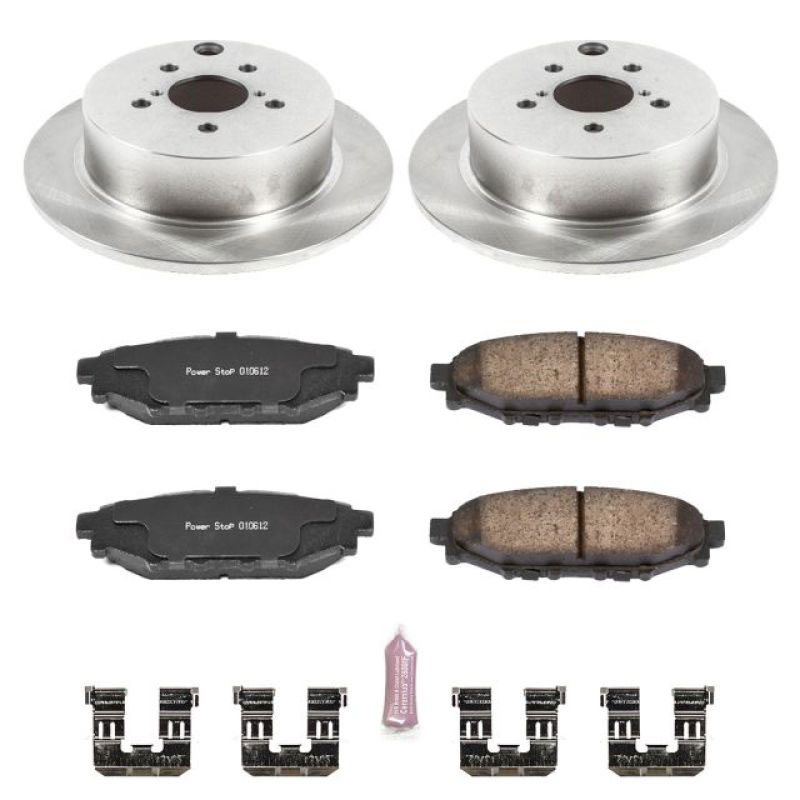 PowerStop koe6107 | Power Stop 16-18 Subaru Crosstrek Rear Autospecialty Brake Kit; 2016-2018