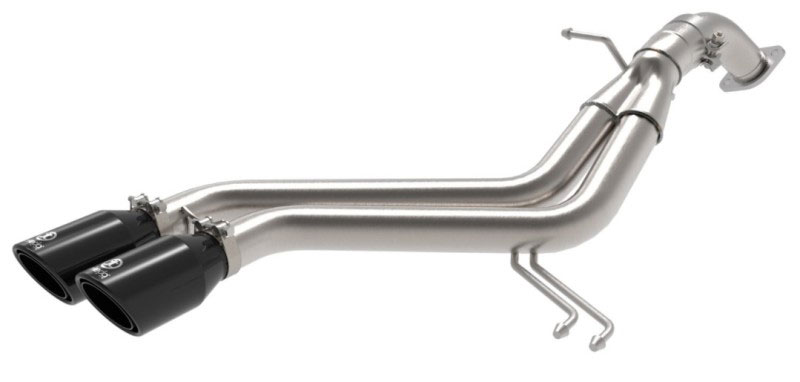 aFe 49-37019-b | Takeda 13-17 Hyundai Veloster L4-1.6L 2-1/2in 304 SS Axle-Back Exhaust w/ Black Tips; 2013-2017