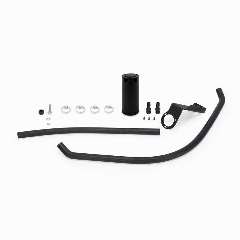 Mishimoto mmbcc-ram-09pbe2 | 2009+ Dodge Ram 5.7L Baffled Oil Catch Can Kit - Black; 2009-2020