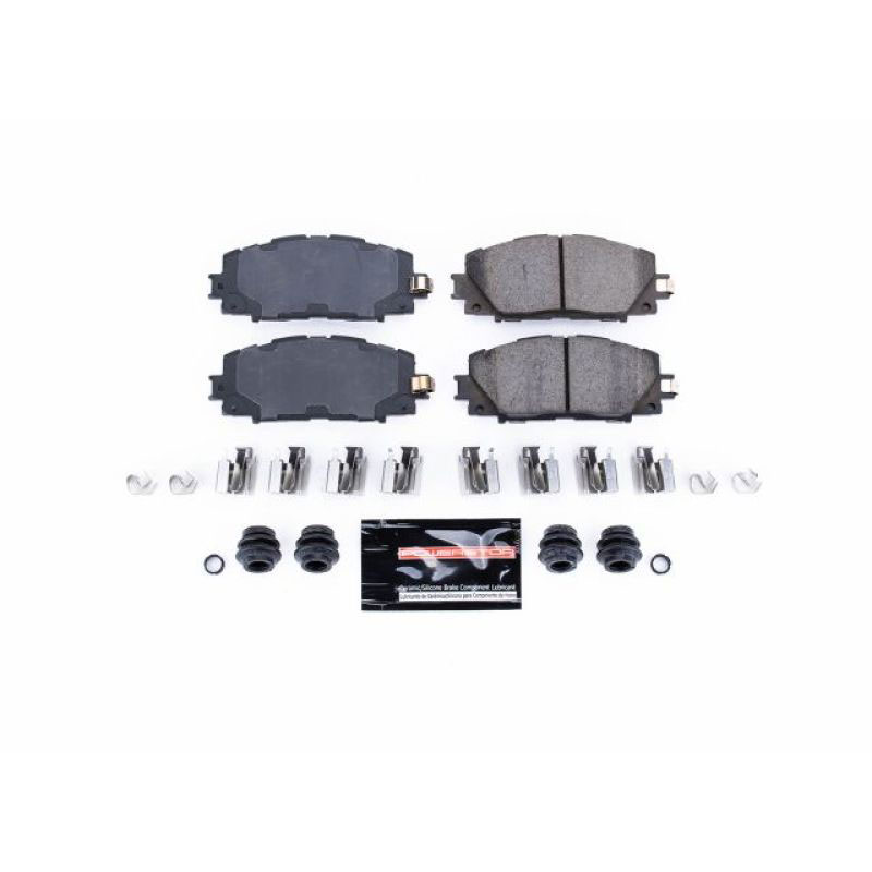 PowerStop z23-1184a | Power Stop 11-17 Lexus CT200h Front Z23 Evolution Sport Brake Pads w/Hardware; 2011-2017