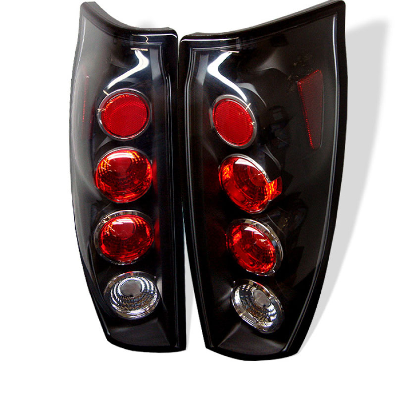 SPYDER 5001108 | Spyder Chevrolet Avalanche Altezza Tail Lights - Black - (ALT-YD-CAV04-BK); 2002-2006