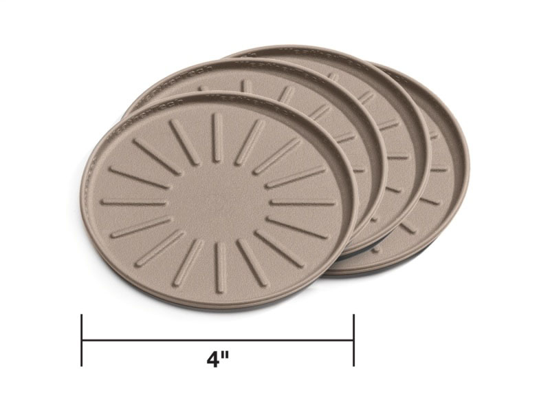 WeatherTech 8a4csttn | Round Coaster Set - Tan - Set of 4