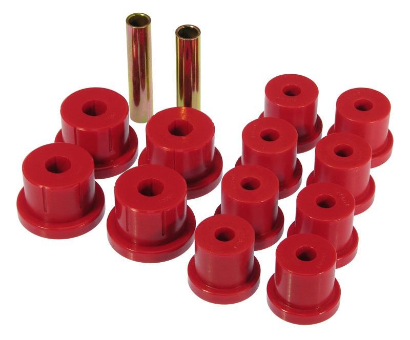 Prothane 7-1018 | 62-67 Chevy Nova Mono Leaf Spring Bushings - Red; 1962-1967