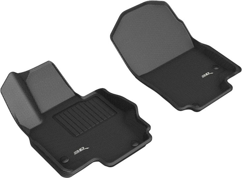 3D Maxpider l1mb11811509 | 3D MAXpider 20-21 Mercedes GLS-Class (w/ Executive Rear Seat Package) Kagu 1st Row Floormats - Black; 2020-2021