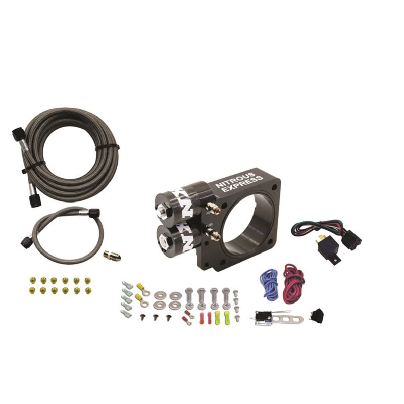 Nitrous Express 20955-00 | 86-93 Ford Mustang GT 5.0L (Pushrod) Nitrous Plate Kit w/o Bottle; 1986-1993