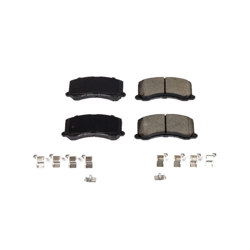 PowerStop 17677 | Power Stop 95-02 Suzuki Esteem Front Z17 Evolution Ceramic Brake Pads w/Hardware