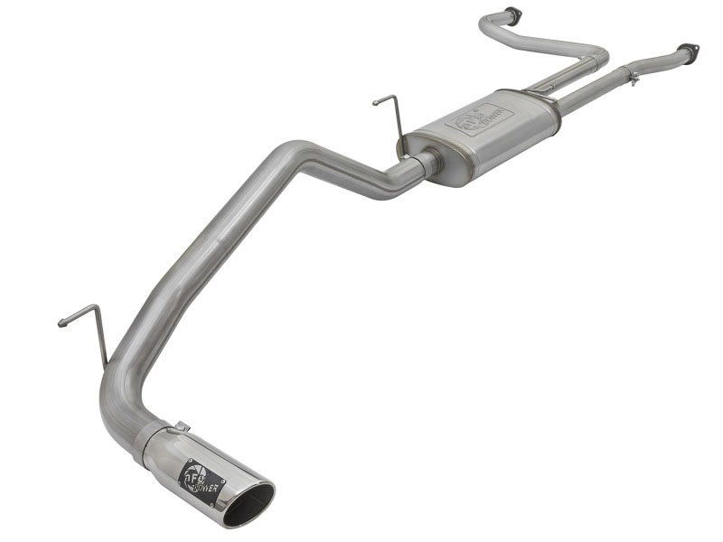 aFe 49-46125-P | MACH Force-Xp 2-1/2in Cat-Back Exhaust System w/ Polished Tip 16-17 Nissan Titan XD V8 5.6L; 2016-2017