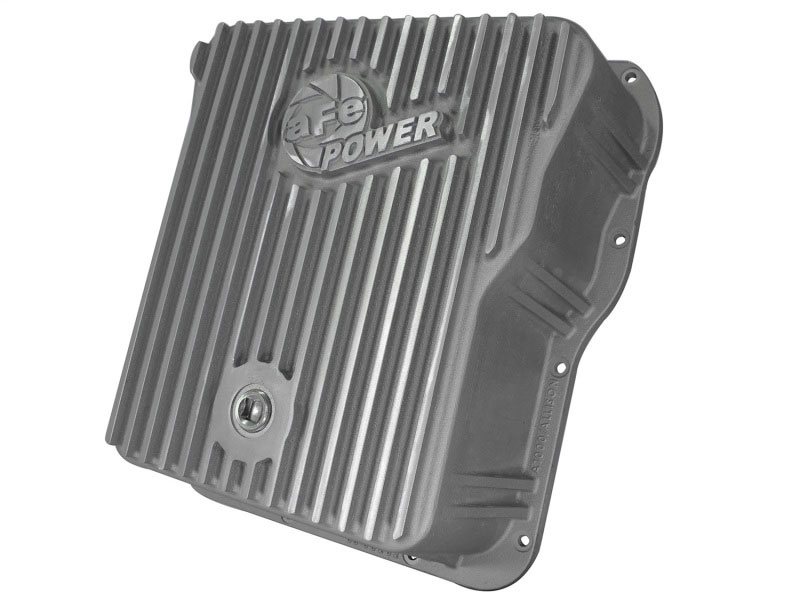 aFe 46-70070 | afe Transmission Pan Cover (Raw); GM Diesel Trucks 01-14 V8-6.6L (td); 2001-2014