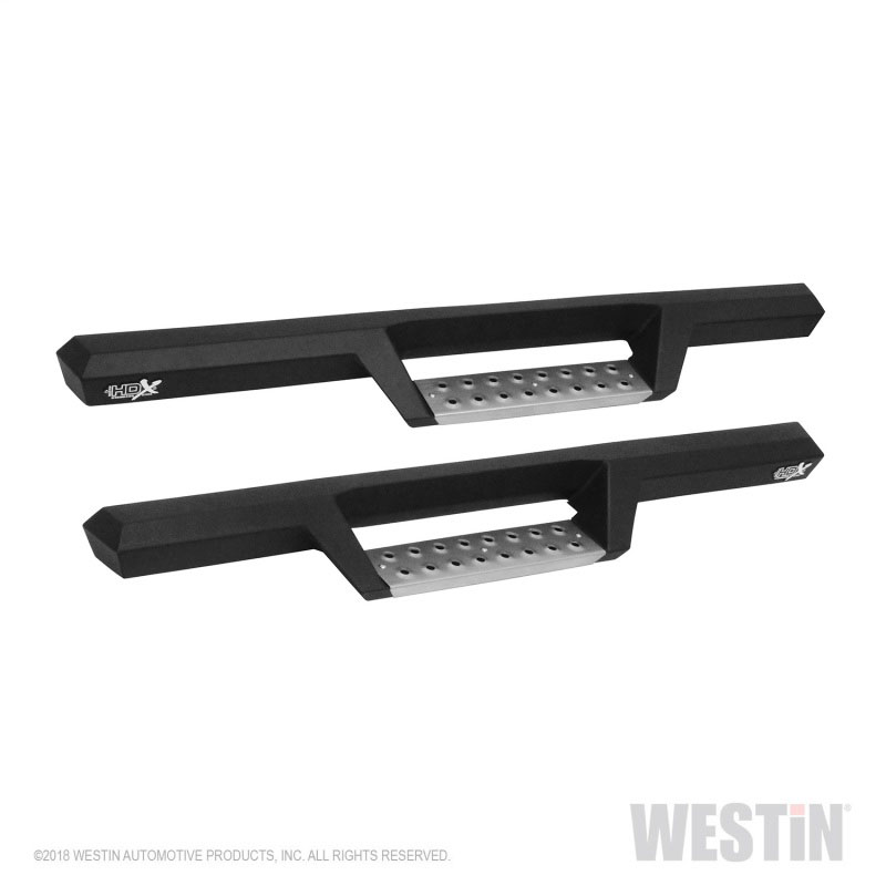 Westin 56-133152 | 07-18 Jeep Wrangler JK 2dr. HDX Stainless Drop Nerf Step Bars - Tex. Blk; 2007-2018