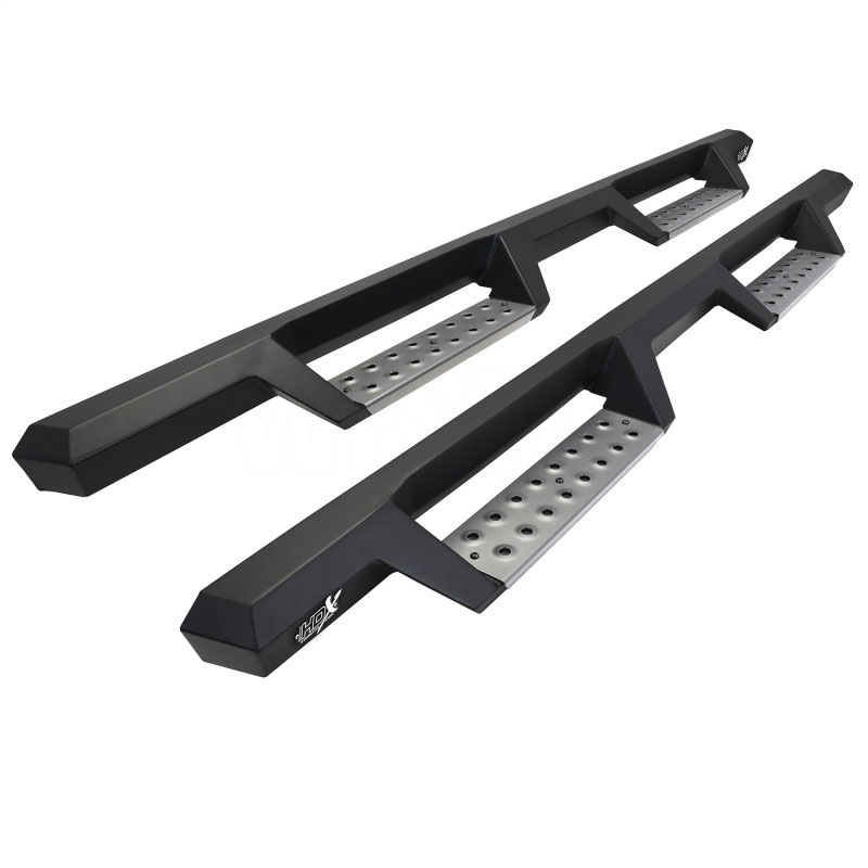 Westin 56-142252 | 22-23 Toyota Tundra Double Cab HDX Stainless Drop Nerf Step Bars - Tex. Blk; 2022-2023