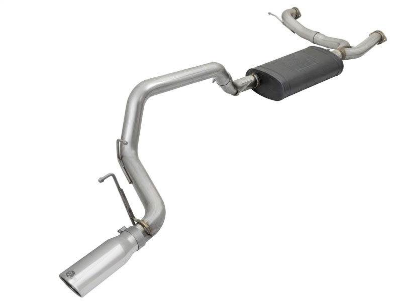 aFe 49-36114-P | MACHForce XP 3in 304-SS Exhaust Cat-Back 10-17 Nissan Patrol (Y62) V8-5.6L HO w/ Black Tip; 2010-2017