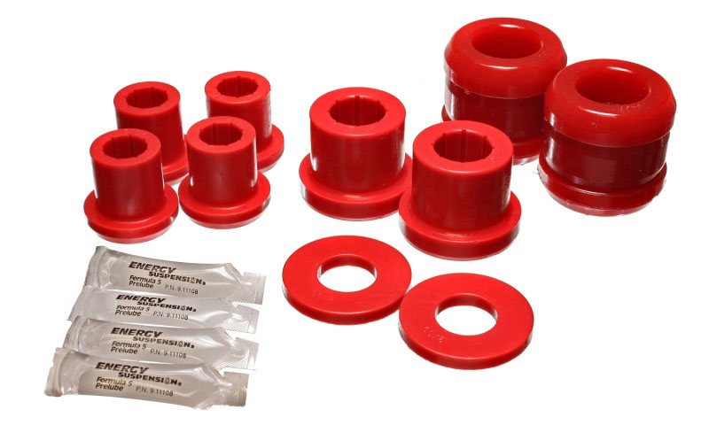 Energy Suspension 11.3107r | 04-07 Mazda RX8 Red Front Control Arm Bushing Set; 2004-2007