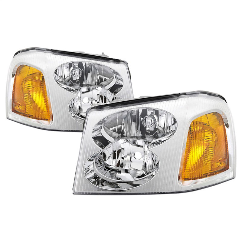 SPYDER 9042669 | xTune 02-09 GMC Envoy OEM Style Headlights - Chrome (HD-JH-GEN02-AM-C); 2002-2009