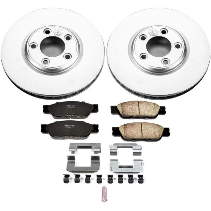 PowerStop crk1351 | Power Stop 02-05 Ford Thunderbird Front Z17 Evolution Geomet Coated Brake Kit; 2002-2005