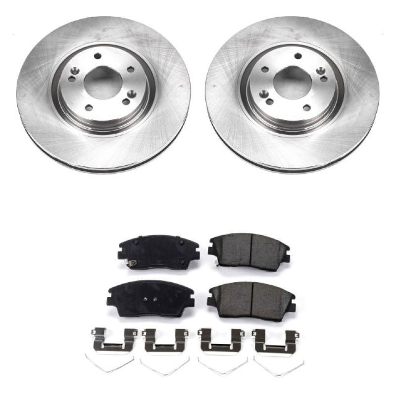 PowerStop koe7343 | Power Stop 15-17 Hyundai Tucson Front Autospecialty Brake Kit; 2015-2017