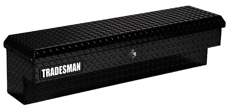 Tradesman 79760pb | Aluminum Side Bin Truck Tool Box w/Push Button (60in.) - Black