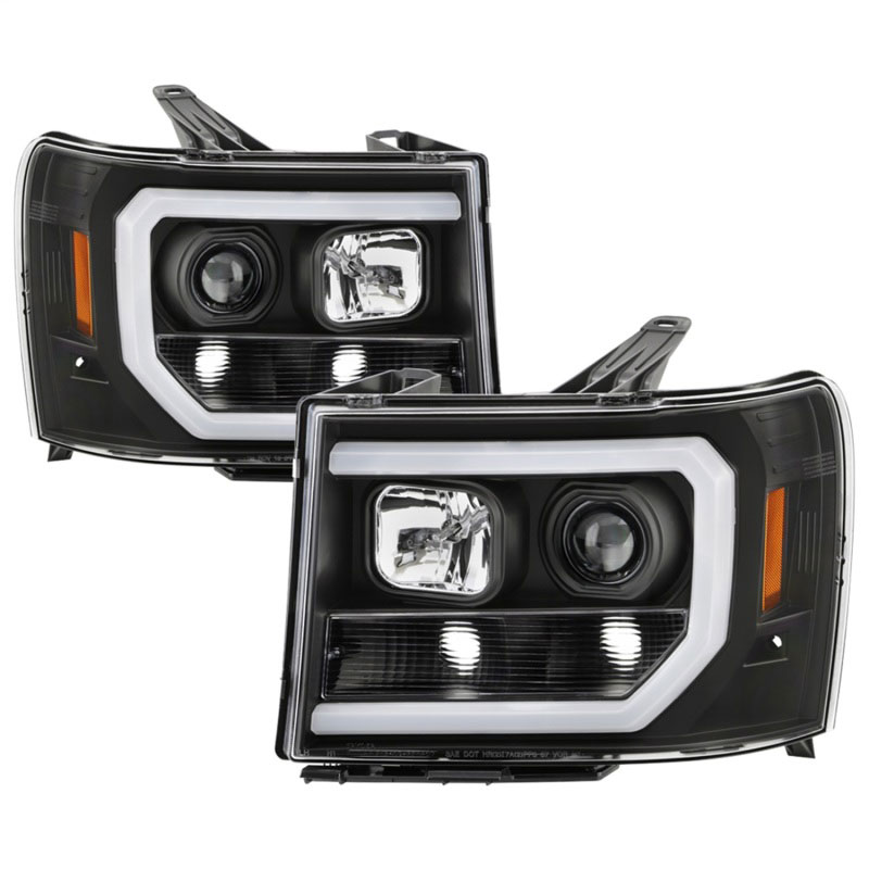 SPYDER 5087522 | Spyder GMC Sierra 1500/2500/3500 07-13 Denali 08-13 LED Headlights Blk PRO-YD-GS07V2PL-BK; 2007-2013