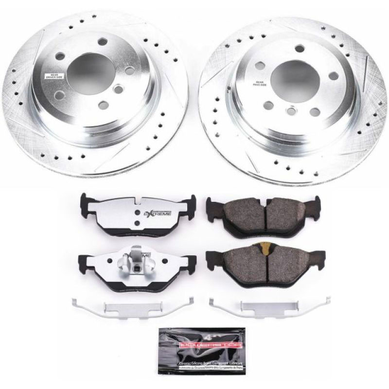 PowerStop k7008-26 | Power Stop 13-15 BMW X1 Rear Z26 Street Warrior Brake Kit; 2013-2015