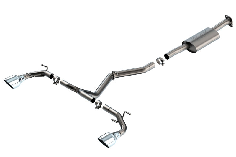 Borla 140909 | 22-23 Subaru BRZ/Toyota GR86 2.4L RWD AT/MT S-Type Catback Exhaust - Polished Tips; 2022-2023