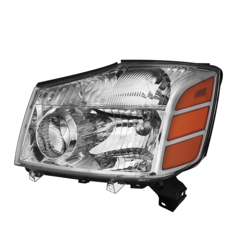 SPYDER 5077066 | Xtune Nissan Titan 04-14 (04-07 OE Style ) / Armada 04-07 OEM Head Light Left HD-JH-NTI04-OEM-L; 2004-2014