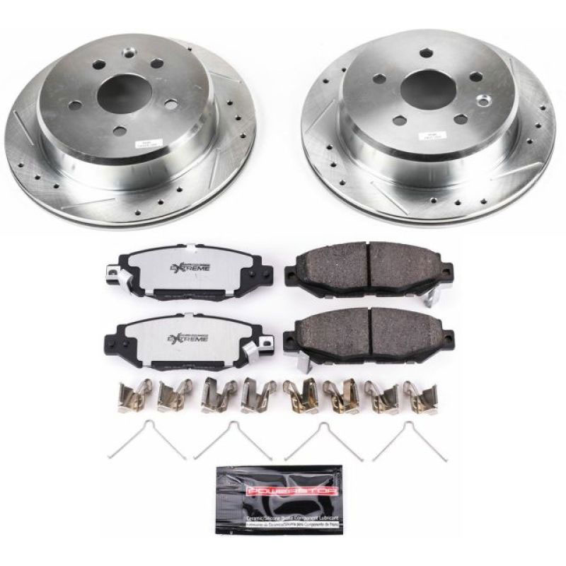 PowerStop k1072-26 | Power Stop 92-98 Lexus SC300 Rear Z26 Street Warrior Brake Kit; 1992-1998