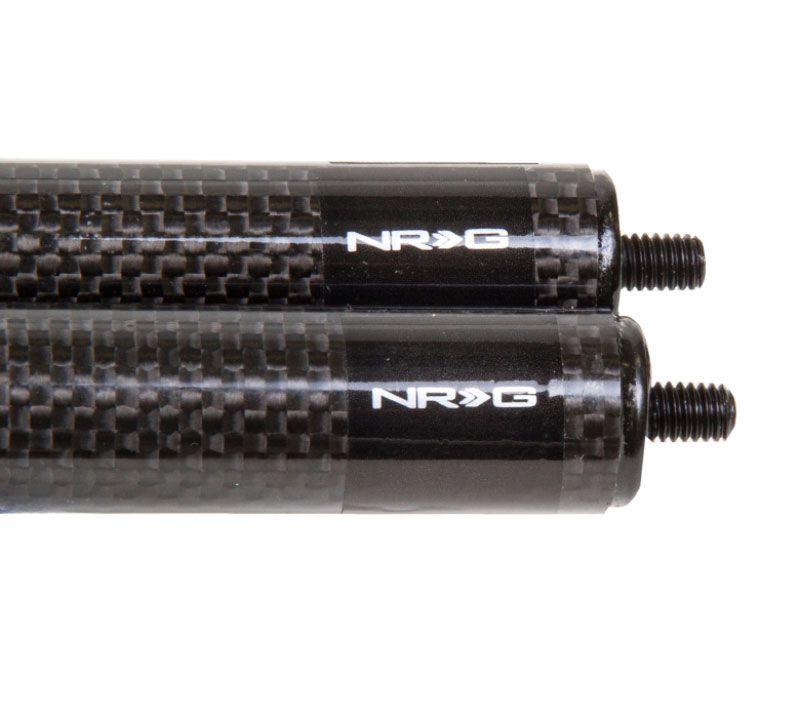 NRG hd-160cf | Carbon Fiber Hood Damper Kit - 03-07 Honda Fit (Half Pressure Shocks for CF Hood); 2003-2003