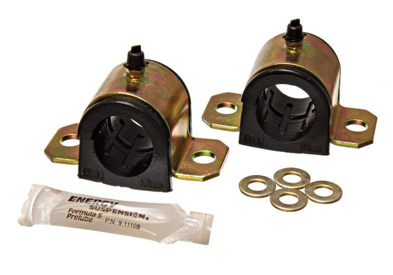 Energy Suspension 8.5121g | 93-98 Toyota Supra Black 30mm Front Sway Bar Frame Bushings; 1993-1998