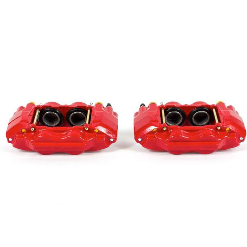 PowerStop s5018 | Power Stop 06-10 Hummer H3 Front Red Calipers w/o Brackets - Pair; 2006-2010