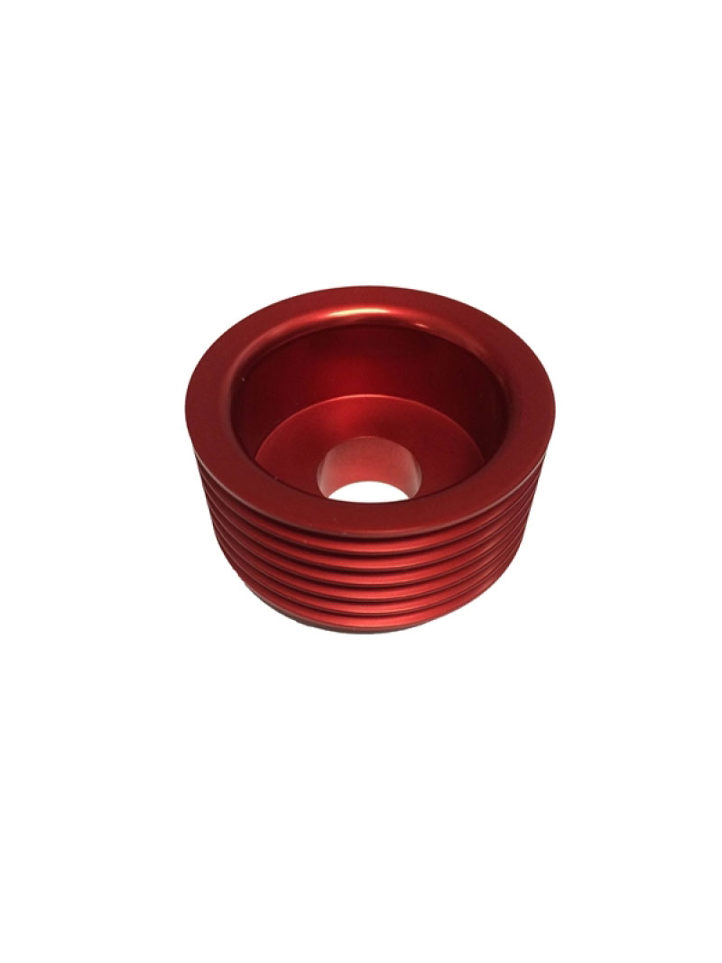 Torque Solution ts-gen-004r | Lightweight Alternator Pulley (Red): Hyundai Genesis Coupe 3.8 2010+; 2010-2023