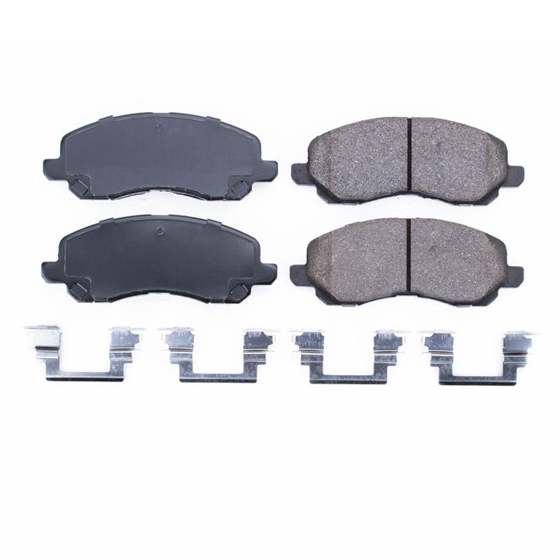 PowerStop 17866 | Power Stop 11-14 Chrysler 200 Front Z17 Evolution Ceramic Brake Pads w/Hardware; 2014-2014