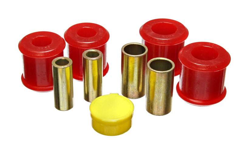 Energy Suspension 4.7123r | 97-01 Ford Escort Rear Track Arm Bushing Set - Red; 1997-2001